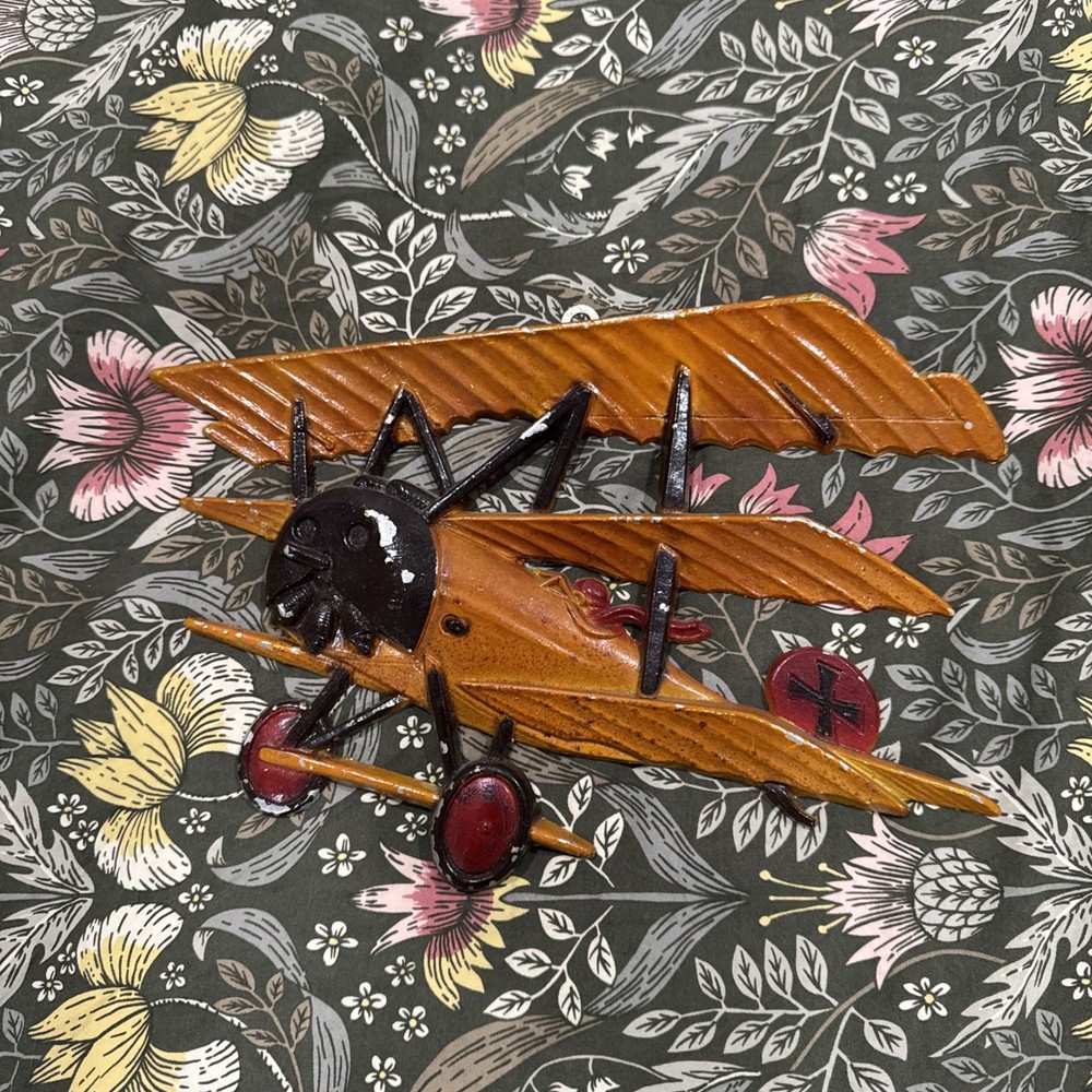 Vintage 1975 HOMCO SEXTON Airplanes Cast Metal Wall Art Decor Planes
