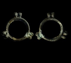 Viking Bronze Amuletic Ring Pendant Norse Protective Ring German Find Size 6