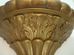 VTG Burwood Home Interiors Ornate Gold-Tone Wall Shelf 12 X 12 Gallery Wall Glam