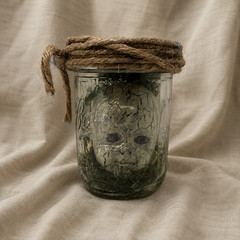 Haint Jar™ Appalachian Folk Horror Doll, Relic Oddity, Gothic, Handmade OOAK