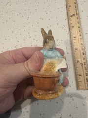 Beswick England Beatrix Potter Cecily Parsley Porcelain Figurine Copyright 1965