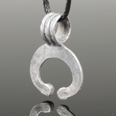 SUPERB ANCIENT ROMAN SILVER LUNA PENDANT – CIRCA 2nd Century AD (R1)