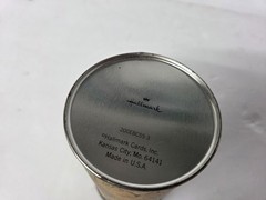 Vintage 1980s HALLMARK Tube Tin MAD MONEY Piggy Bank Coin Holder Retro