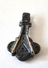 Ancient Viking SILVER Thor ‘s Hammer Pendant Norse Wearable Necklace 800 AD