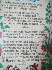 Trolls In Norway Vtg Wall Hanging Decor Made in Norway