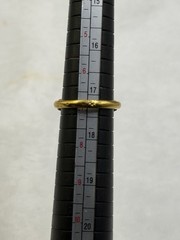Stunning Ancient Roman Solid High Karat Gold Ring With Unique Blue Stone