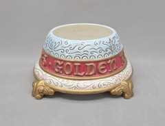 Fitz & Floyd 12 Days Christmas Five Golden Rings Lidded Limited Edition 2000