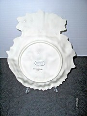 Fitz & Floyd Herb Garden Thyme Basil Oregano Parsley Canape Plate 1996