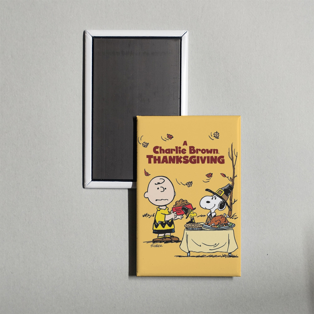 A Charlie Brown Thanksgiving Mini Movie Poster Fridge Locker Magnet