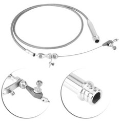 700R4 Kickdown Cable to LS Throttle Body 60″ Braided Plastic Detent Cable
