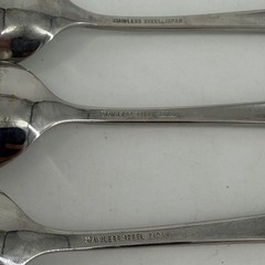 Avon 1982 Vintage Fruit Jelly Jam Spoons Stainless Steel and Enamel Set of 3