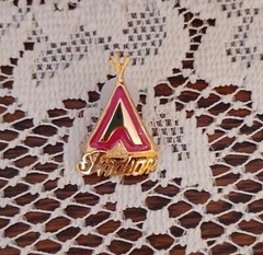 INDIAN MOTORCYCLE pendant RARE VINTAGE1992 Honoring 99 years BEAUTIFUL!!