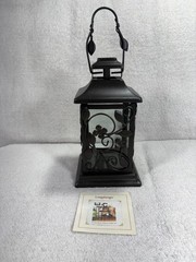 Longaberger RETIRED 2006 Wrought Iron “DOGWOOD” Hanging LANTERN – NEW
