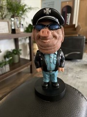 Vintage 2003 Bopp’n Heads MR. Snort Bobblehead Adams Apple DLP Rare Unique