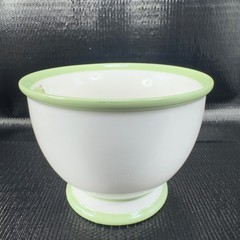 Starbucks Nurturing White Green Floral 10oz Coffee Cup Mug Set 2 Mugs Cups VTG