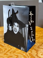 1980 ANDY WARHOL Margaret Hamilton Witch Gift Bag, Warhol Foundation, 2004 NOS