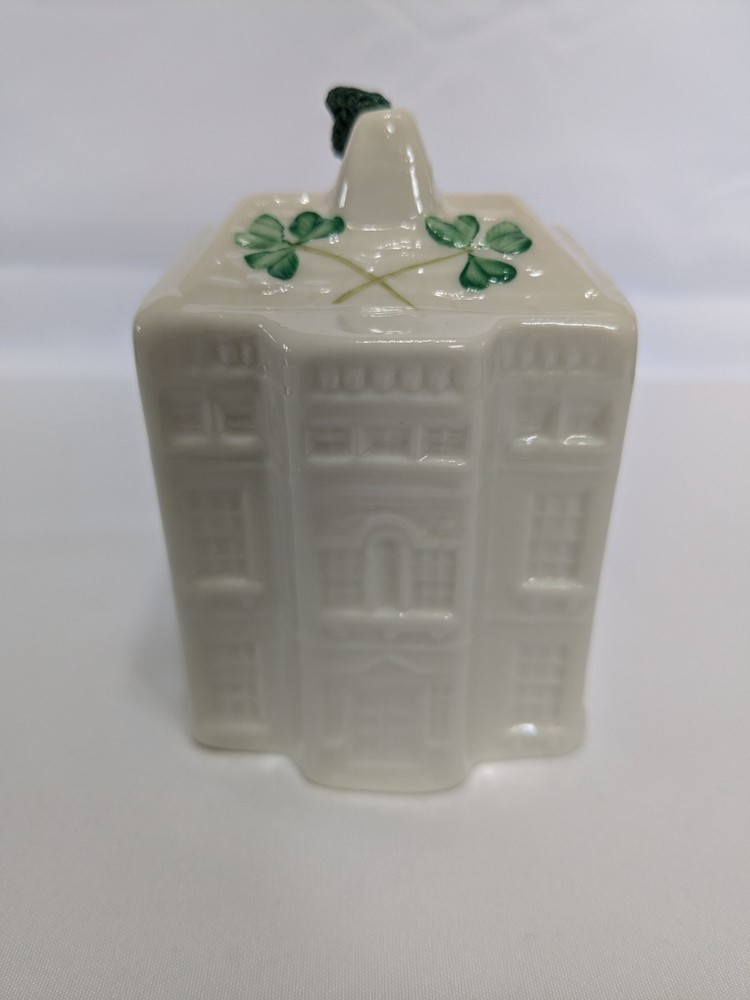 Belleek Hazelwood House Bell ornament, 10th Ed., 9th Mark (1997-2000)