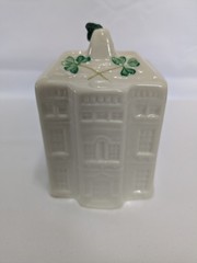 Belleek Hazelwood House Bell ornament, 10th Ed., 9th Mark (1997-2000)