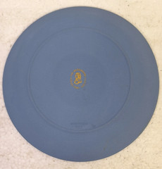 Wedgwood Assorted Lot Of 9 Pieces Blue Jasperware Montreal Olympics Plate, Vase