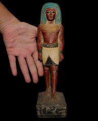 Authentic Ancient Egyptian Antique Amenhotep Statue Royal Pharaoh Figure BC