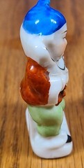 Vintage Clown Figurine, Vase, Toothpick Holder, Occupied Japan, 2.5″ Tall
