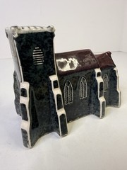 Mudlen End Studio Felsham Suffolk Pottery Miniature House Cottage FELSHAM CHURCH