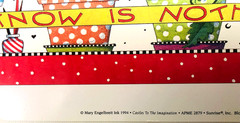 Vtg Mary Engelbreit Poster, Castles To The Imagination, 16″x20″, 1994 Unframed