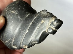 AMAZING PRE-COLUMBIAN IMPERIAL CANOPA CONOPA LLAMA EFFIGY CONTAINER FROM PERU