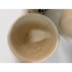 vtg. NESTLE La Lechera Creamer, sugar bowl and mixing bowl set
