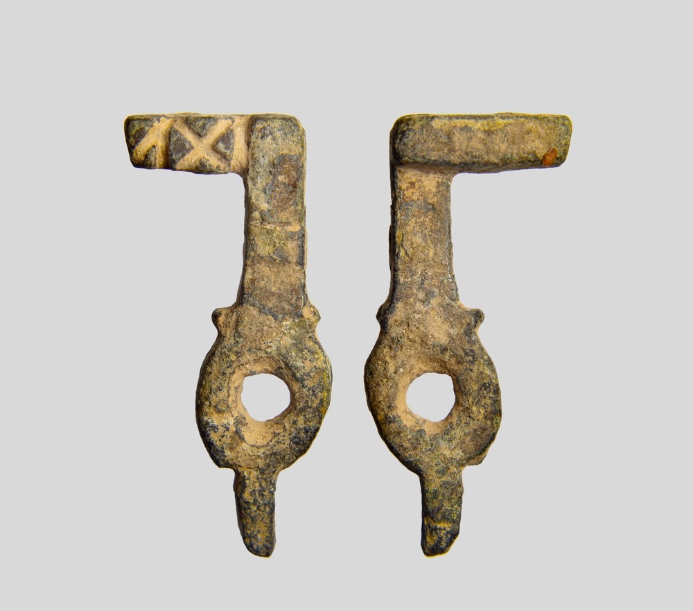 CERTIFIED Ancient Roman Bronze Rotary Key Lock Authentic Antiquity Artifact