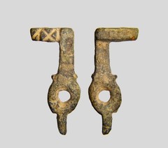 CERTIFIED Ancient Roman Bronze Rotary Key Lock Authentic Antiquity Artifact