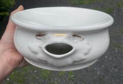 Antique Gilt Porcelain Cuspidor Spittoon 19th C. Victorian – Edwardian Bar