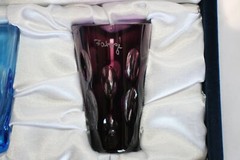 Faberge “Na Zdorovie” Bubble Vodka Shot Glasses- Set of 4 in original box