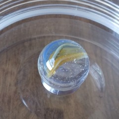 Vintage 0.60″ Cat Eye Sparkler Sunburst Vitro Akro European Master Marble- a45