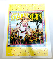 Vintage Mary Engelbreit Poster, Who Loves A Garden, 16″x20″, 1992 Unframed