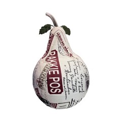 Handcrafted Word Art Covered 15″ Decorative Pear Folk Art Decor French Country