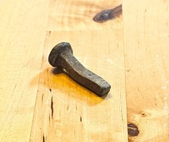 Antique Roman Iron Shipbuilding Nail Artifact