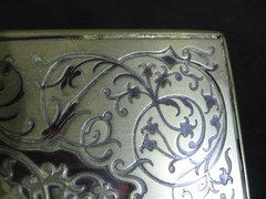 Antique Edwardian Boulle Stationery Box Asprey London Brass Scrollwork c. 1900