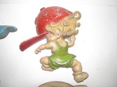 Vintage Sexton 1979 Kids Girls Sports Metal Wall Decor (A3)