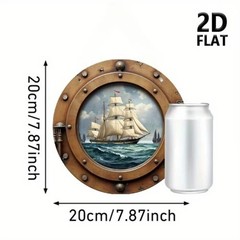 CIFbuy Nautical Sailboat Wall Art Vintage Coastal Decor for Home