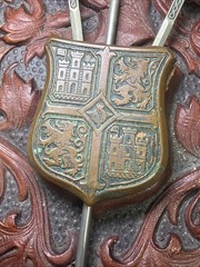 Vintage Medieval Wall Decorative Arts Coat Of Arms Europe 9×7” Used WOW!