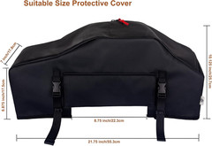 Winch Cover, Heavy Duty Waterproof UV Resistant Accessories for Electric Winches