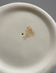Larger Belleek Porcelain Ireland Shamrock Harp 7th Gold Mark Excellent 8.5” – 9”