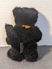 Vintage 1990s Boyds Bear. (Poe) Black Halloween Cat Collectible Animal.