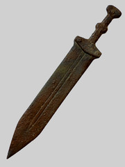 200 BC Ancient Roman Combat Gladius Legionary Battle Sword Pugio Fight Weapon