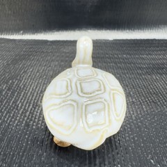 Vintage Hand Made Pottery Stoneware Turtle Figurine Small Figure Hand Crafted