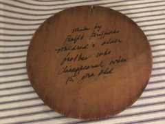WORN SHABBY art Nouveau LADY Pyrography Wall Plaque Wood OLD, Sweet!