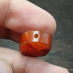 Antique Carnelian Agate Beads: Pre-1400 Afghanistan Stone Collectible