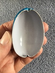 Vtg Tin Metal Egg Candy Containers RABBIT CHICK Murray Allen SWITZERLAND Lot 2
