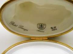 RARE Vintage Authentic Limoges Box – France – Lamb – Sheep – Chamart Company